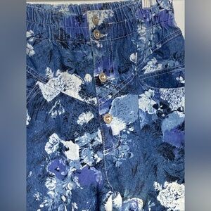 Retro Vintage Italian Benetton Jeans High Waist Elastic Size 44/M X39